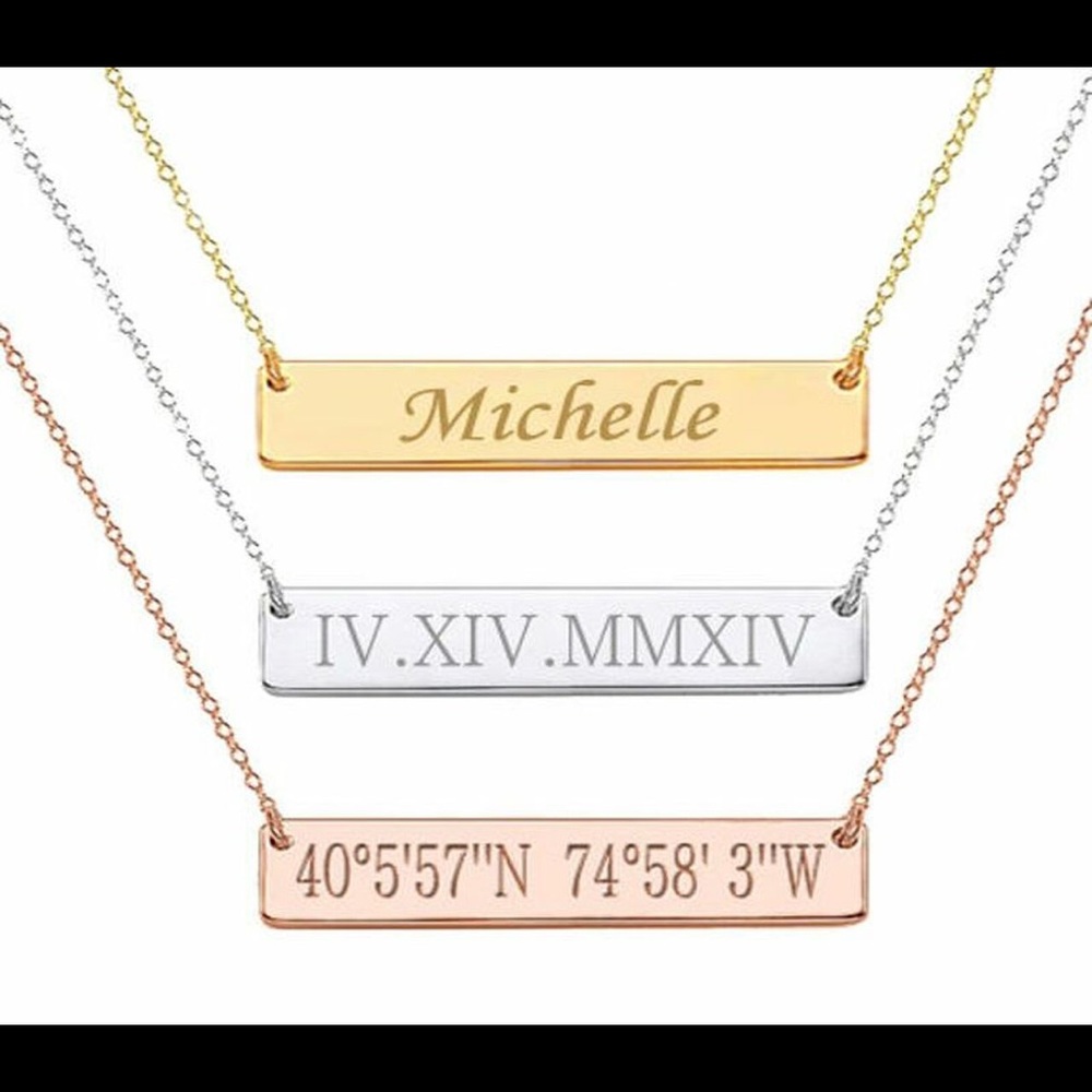 Custom Engraved Necklace